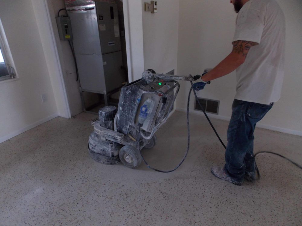 Terrazzo Restoration With an HTC 500 terrazzo restoration using an HTC 500 planetary grinder